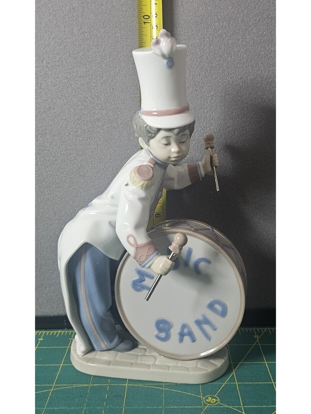 Lladró Porcelain Drummer Boy Figurine Music Band #6304 Rare Read